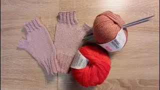 Как вяжут варежки и митенки в Европе. 