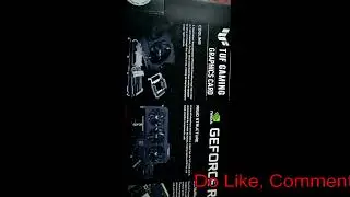 Asus Tuf Gaming Card 3080 Ti OC 12Gb UNBOXING
