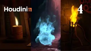 My Houdini Journey, Part 4 - Fire Simulations