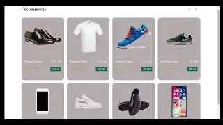 No jQuery or JavaScript Ecommerce Website Using HTML and CSS only