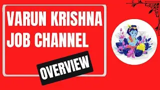 Varun Krishna Job Channel Overview | Freshers | Experienced Jobs | PAN India | UG | PG | MNC's Job