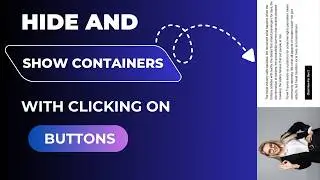 How to Show and Hide Containers with Clicking Buttons - Elementor Wordpress Tutorial