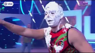Handsome Model Getting Pied