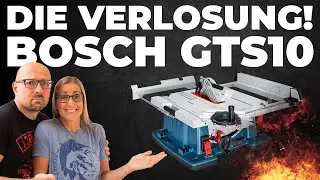 We're giving away a brand new BOSCH GTS10 XC table saw! Yes, this is no joke!