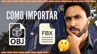 🤔Como importar FBX e OBJ no Blender?