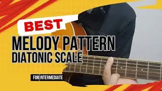 Basic pattern melody in diatonic scale for intermediate