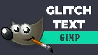 How to create glitch text effect in GIMP