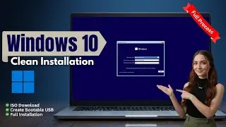 windows 10 clean installation (step by step) | Install windows 10 FROM USB DRIVE fULL PROCESS