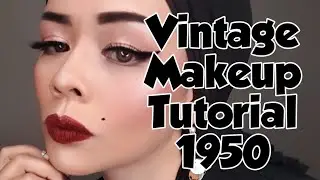 VINTAGE MAKEUP TUTORIAL || 1950