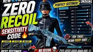 NEW UPDATE 4.4.0 !! BEST SENSITIVITY CODE BGMI SENSITIVITY SETTINGS PUBG MOBILE/BGMI IOS AND ANDROID