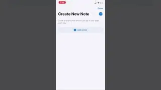Siri Shortcuts: Creating a Simple note using shortcuts (Actions used in description)