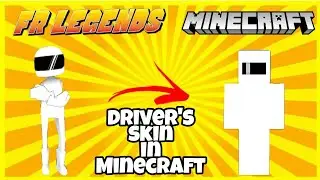 Creating Fr Legends driver's skin for Minecraft