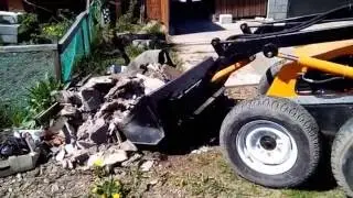 Самодельный мини погрузчик. Часть 2