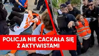 Policyjny nokaut aktywistów. Służby wyjaśniły ich w 2 minuty