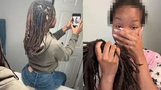Watch me cut my locs!