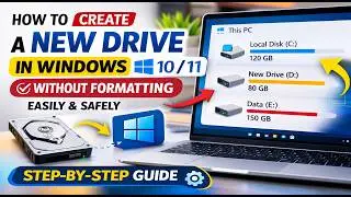How to Create a New Drive in Windows 10/11 Without Formatting (Step-by-Step Guide)
