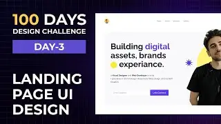 Daily UI Challenge • Day 3- Landing Page Design in Figma • Portfolio Website Design• MrSid