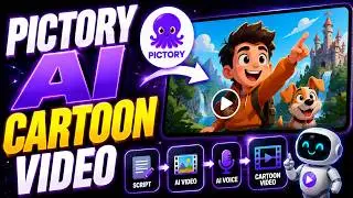 How to Use Pictory AI for Cartoon Video (Easy Tutorial 2026)