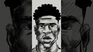 Caricatura do Vini Jr
