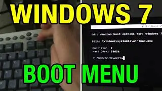 How to Show Windows 7 Boot options (F10)