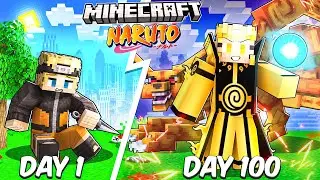 I Survived 100 Days as Naruto in Minecraft… Here’s What Happened
