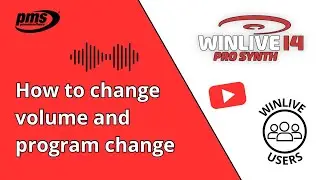 WINLIVE PRO SYNTH 14: Modificare volume e cambio suono (by winlive users)