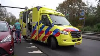 Vrachtwagen en twee personenauto's betrokken bij ongeval Groningen