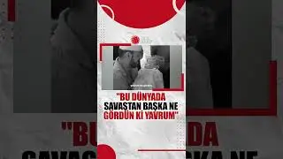 FİLİSTİNLİ BABA OĞLUNA BÖYLE VEDA ETTİ