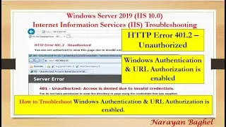 HTTP Error 401.2 – Unauthorized Windows Authentication & URL Authorization is enabled - 16