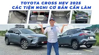 TOYOTA CROSS HEV 2025 LÓT THẢM FIBER DA 360 ĐỘ FULL XE CAO CẤP, GẮN CAMARA HÀNH TRÌNH... AUTO STYLE
