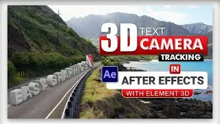 Camera Tracking in After Effects #cameratracking #motiontracking