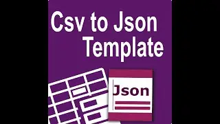 Csv to Json with Template