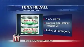 Canned Tuna Recall