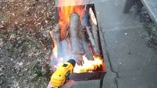 Супер-турбо-ультра-мега-экстра ВЕТРОДУЙКА DIY, лайфхак для мангала