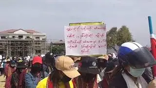 March 20 Live II - Hakha Demonstration Against Military Coup ဟားခါး​မြို့စစ်အာဏာရှင်ဆန့်ကျင်ဆန္ဒပြ