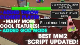 YAHRM MM2 Script (Murder Mystery 2 Script) God Mode, Throw Knife Closest Player, Many More!