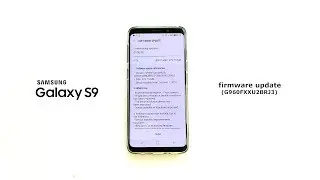 Samsung Galaxy S9 new firmware update (G960FXXU2BRJ3)
