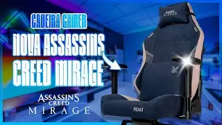 A CADEIRA GAMER MAIS LINDA - NOVA ASSASINS CREED MIRAGE PICHAU!