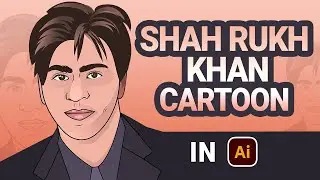 How to Make a Shah Rukh Khan Cartoon Vector in Illustrator