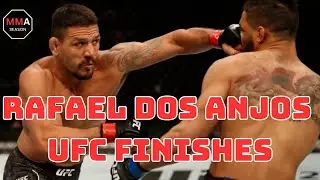 Rafael Dos Anjos UFC Finishes - #ufc #fightnight  #ufc299 #rafaeldosanjos #mma #lightweight