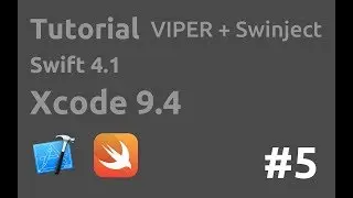 Tutorial Viper + Swinject | Swift 4 1 | Xcode 9 4 | Eps 5 | Create Simple Login Module
