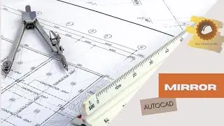 COMO USAR O COMANDO ESPELHAR (MIRROR) NO AutoCAD? AUTOCAD#6