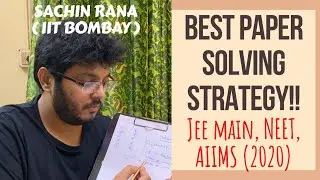 Kota's Paper Solving Strategy (αβγ) | JEE Main, NEET 2020 | Reduce Negative Marks | Motivation