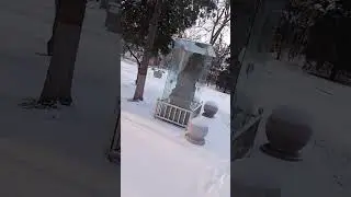 Snow fall view of Beautiful weather in Shanxi China