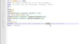 Linux: Programming Loops and Parameters