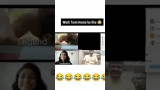 work from home online meeting 🤣🤣🤣