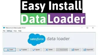 How to Install Salesforce Data Loader, Zulu JDK 11, and Insert Accounts