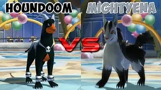 Pokemon battle revolution - Houndoom vs Mightyena