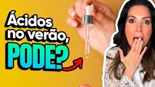 Posso usar ácidos no verão? #retinol #ácido retinóico
