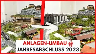 Anlagen-Umbau l Jahresabschluss 2023 I Was ist noch passiert? I H0 Modelleisenbahn Anlage
